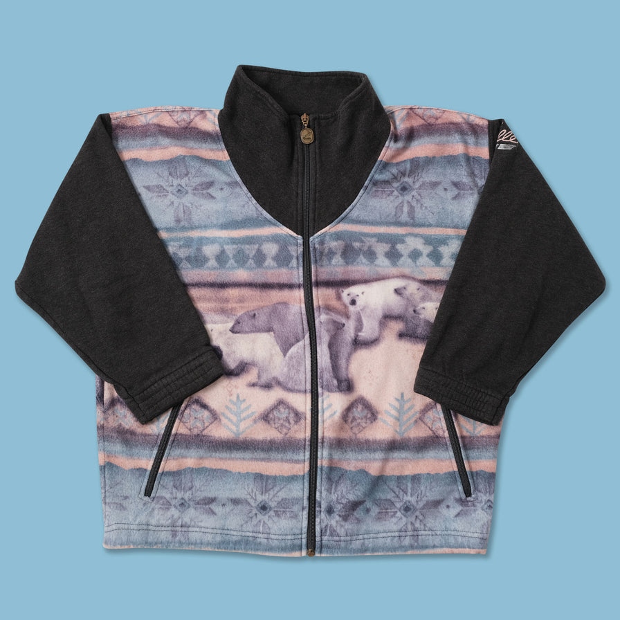 Vintage Icebear Fleece Jacket Small 