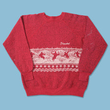 Vintage Steamboat Skiing Sweater XLarge 