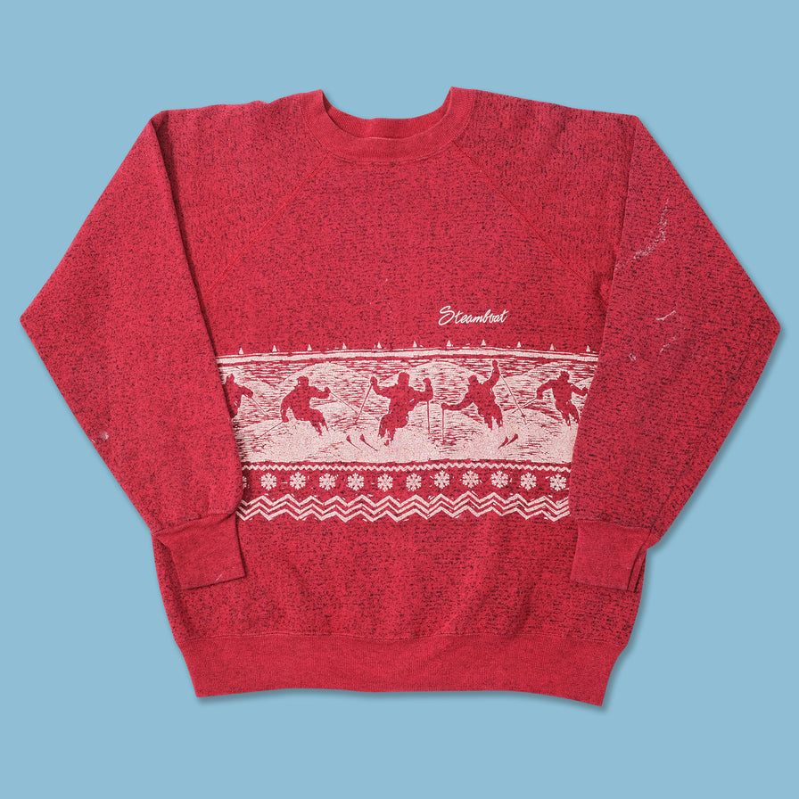 Vintage Steamboat Skiing Sweater XLarge 