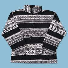 Vintage Patterned Q-Zip FLeece XLarge 