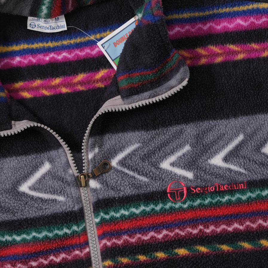 Vintage Sergio Tacchini Q-Zip Fleece Large 