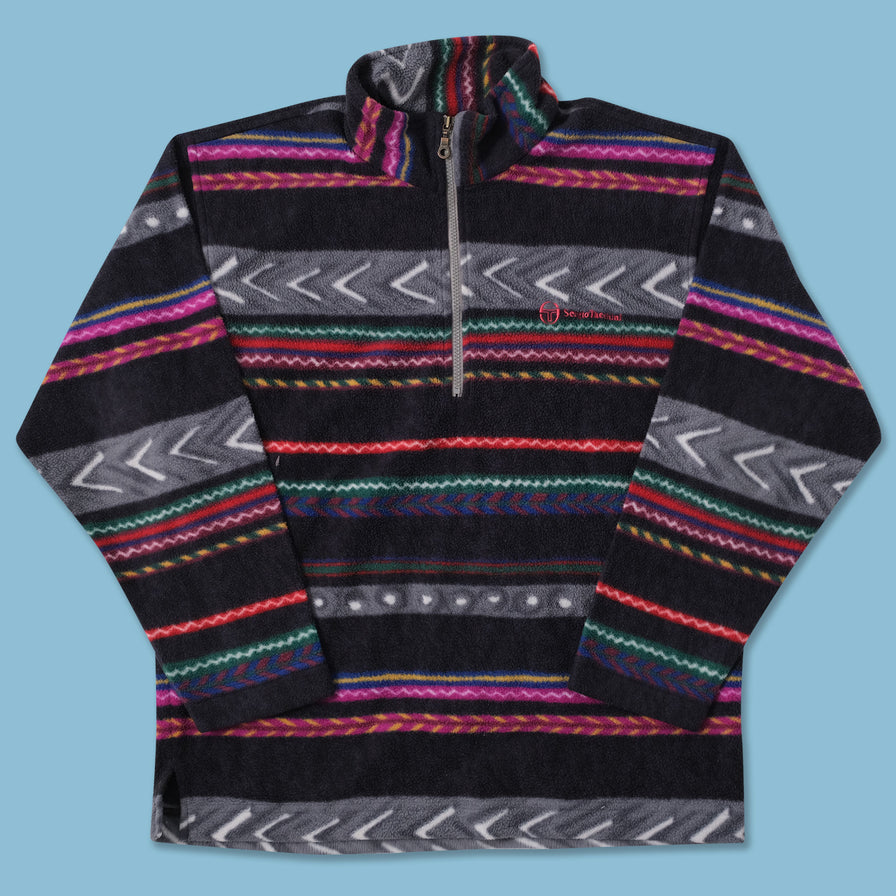Vintage Sergio Tacchini Q-Zip Fleece Large 