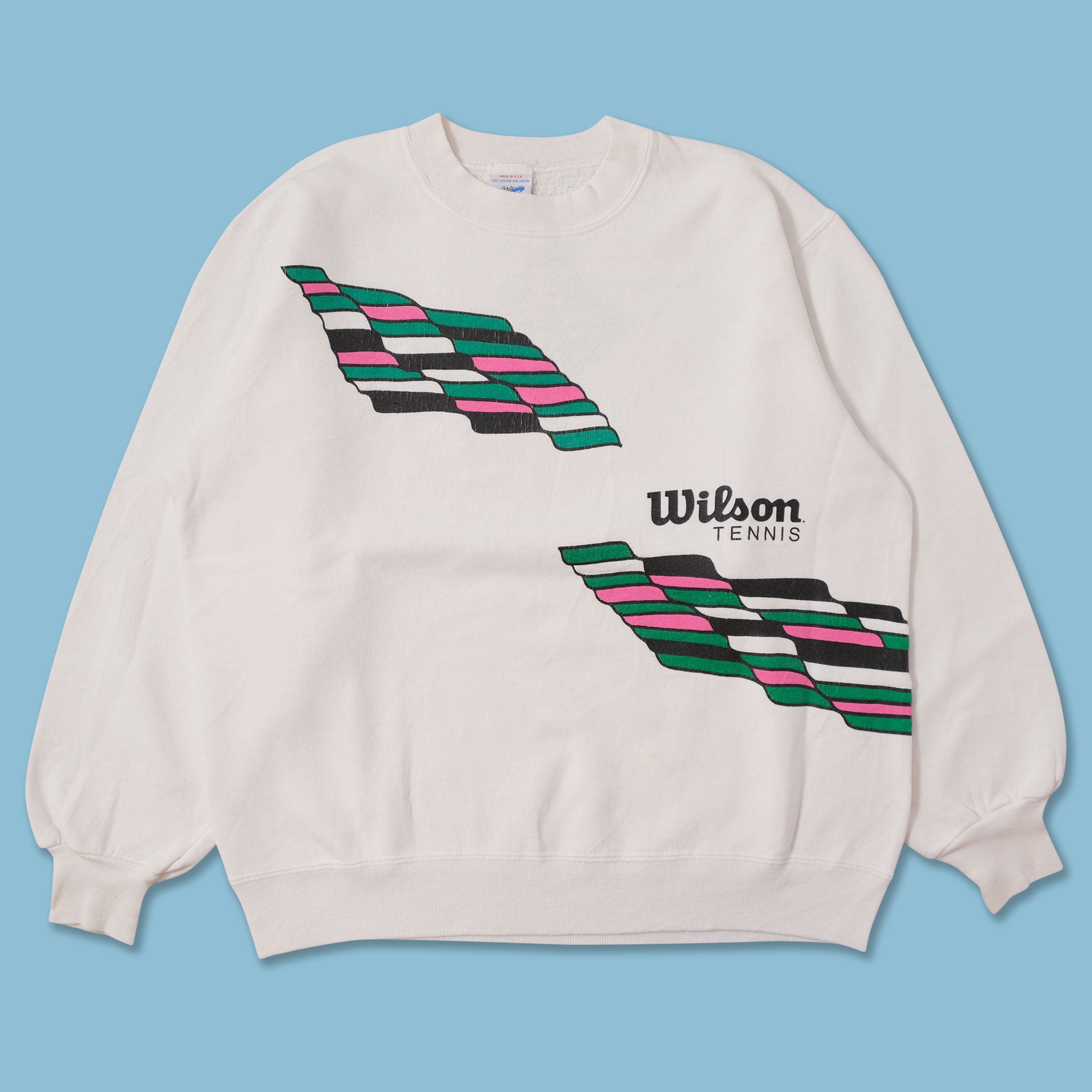 Vintage 1990s Wilson Athletic Wear Crewneck Sweatshirt / 90s