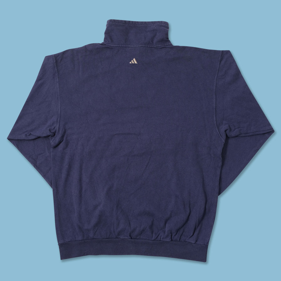 Vintage adidas Q-Zip Sweater Medium 