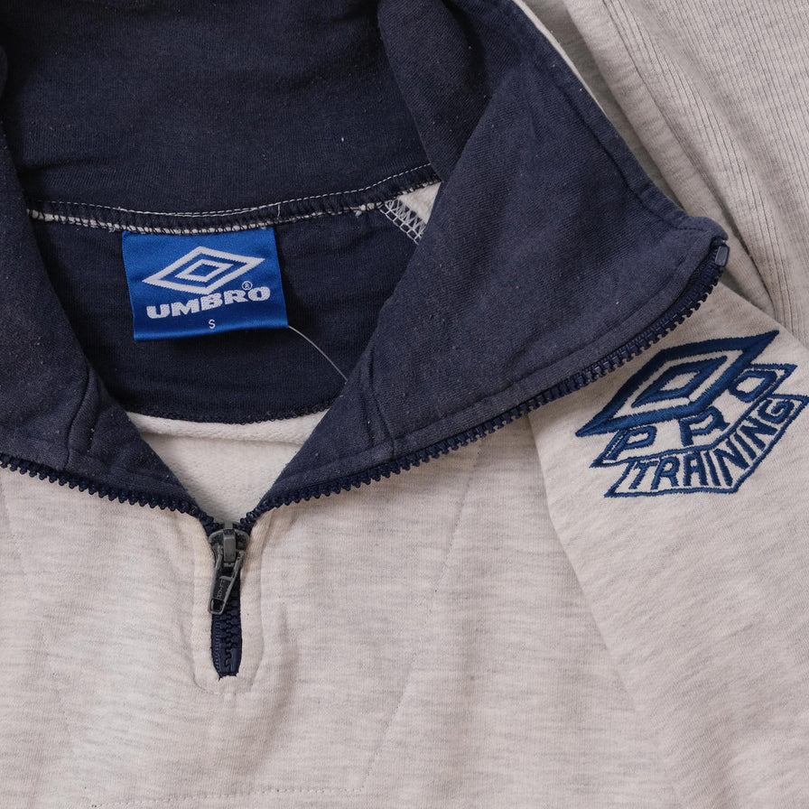 Vintage Umbro Q-Zip Sweater Small 