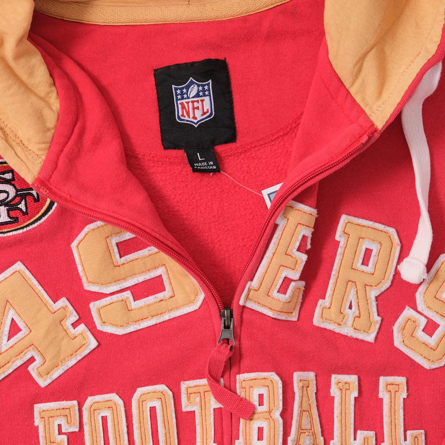 San Francisco 49ers Football Zip Hoody Large 