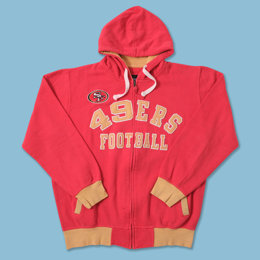 San Francisco 49ers Football Zip Hoody Large 