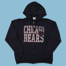 Vintage Chicago Bears Zip Hoody Large 