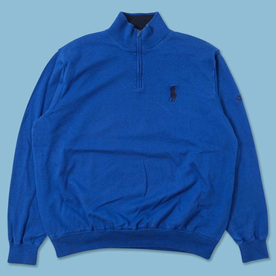 Vintage Polo Golf Q-Zip Sweater XLarge 