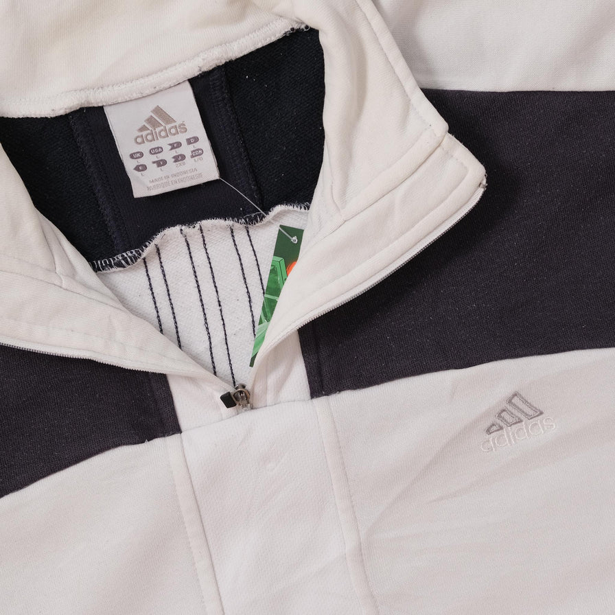 Vintage adidas Q-Zip Sweater Large 