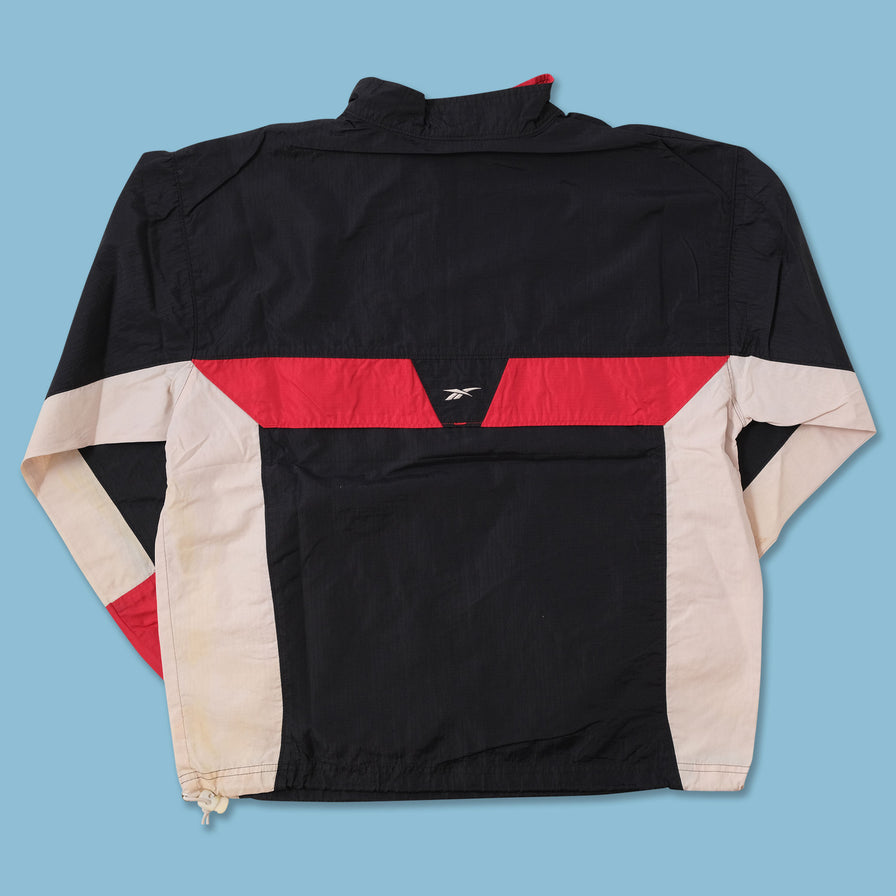 Vintage Reebok Halfzip Windbreaker Large 