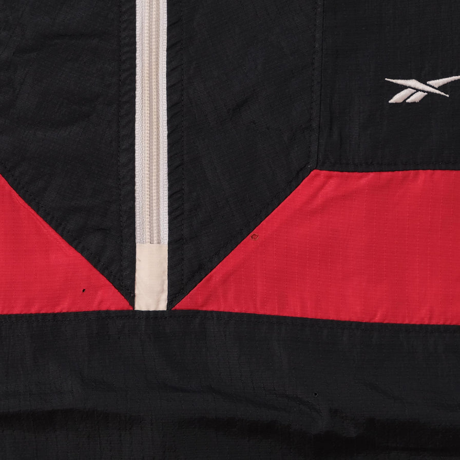 Vintage Reebok Halfzip Windbreaker Large 