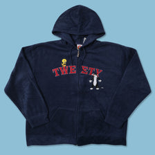 Vintage Tweety Fleece Jacket Large 