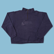 Vintage Eeyore Q-Zip Sweater XLarge 