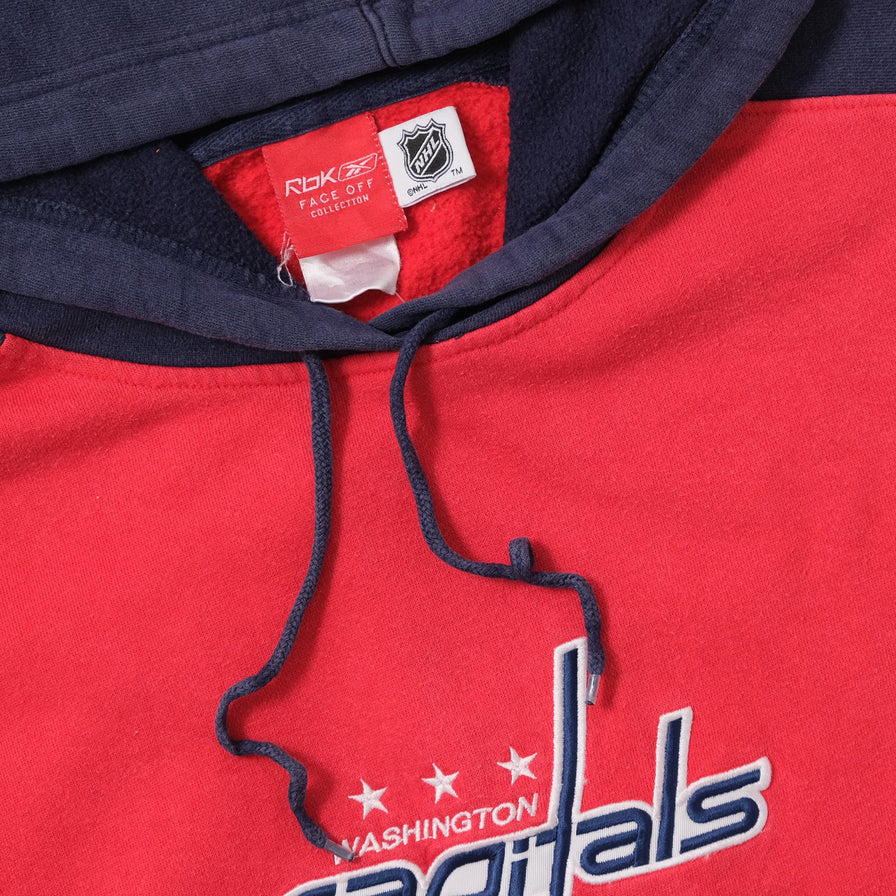 Vintage Reebok Washington Capitals Hoody Large 