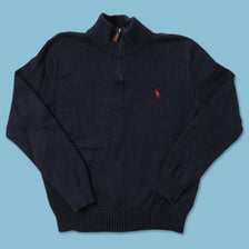 Women's Polo Ralph Lauren Q-Zip Knit Sweater Medium 