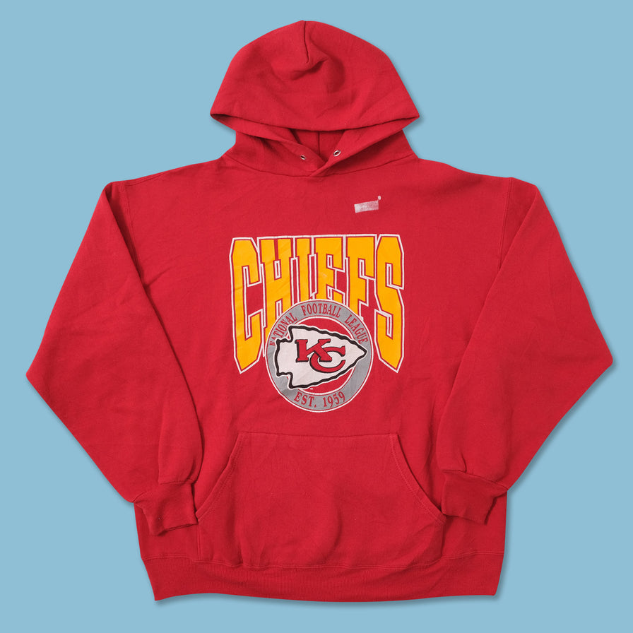 Vintage Kansas City Chiefs Hoody Medium 