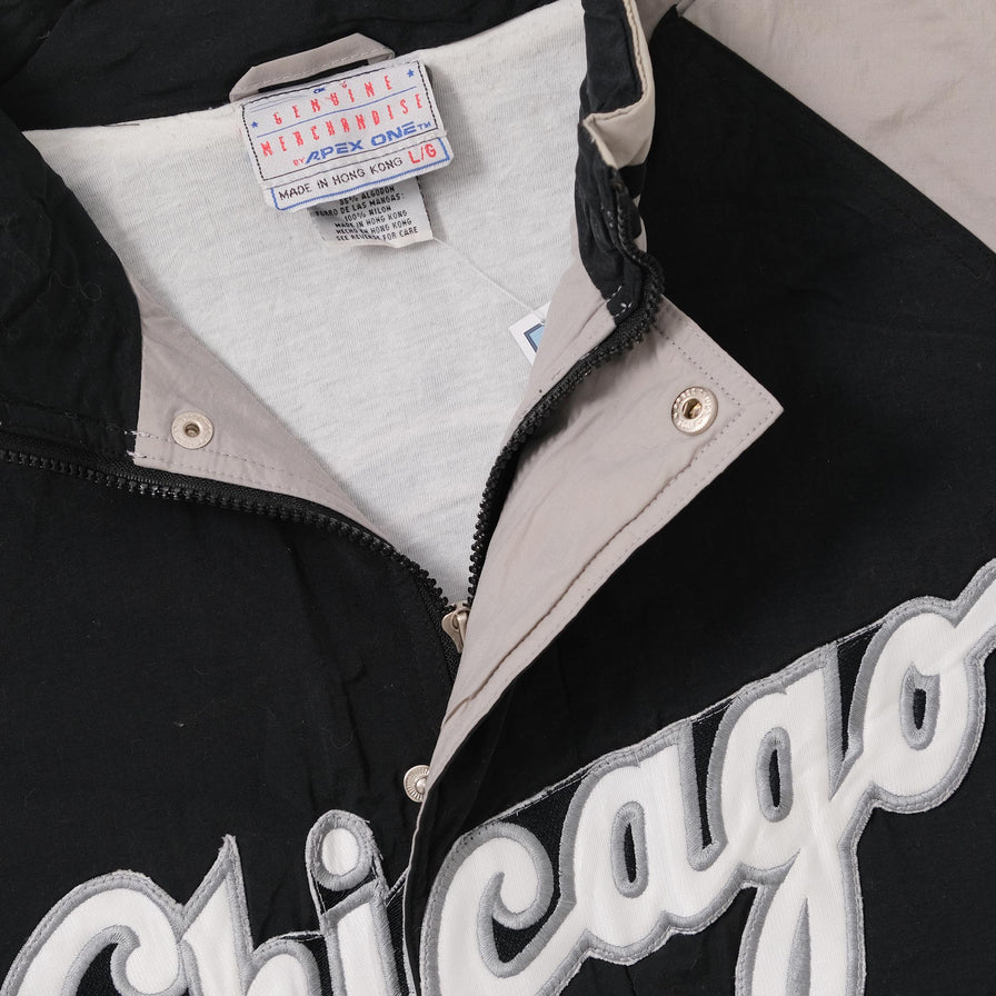 Vintage Chicago White Sox Track Jacket Large 