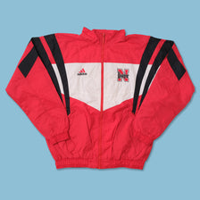 Vintage adidas Nebraska Huskers Track Jacket Medium 