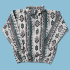 Vintage Patterned Q-Zip FLeece XLarge 