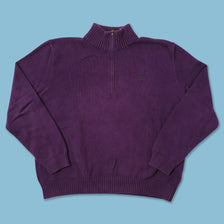 Vintage Polo Ralph Lauren Q-Zip Knit Sweater XLarge 