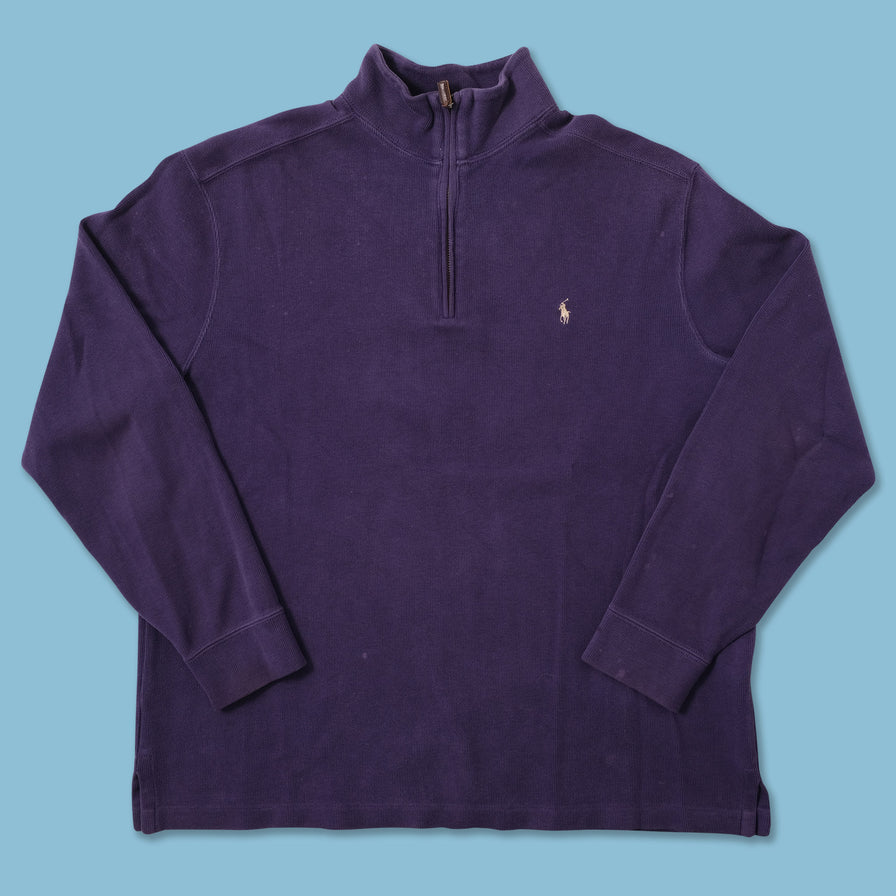 Vintage Polo Ralph Lauren Q-Zip Sweater XLarge 