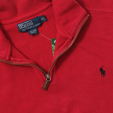 Vintage Polo Ralph Lauren Q-Zip Sweater XLarge 