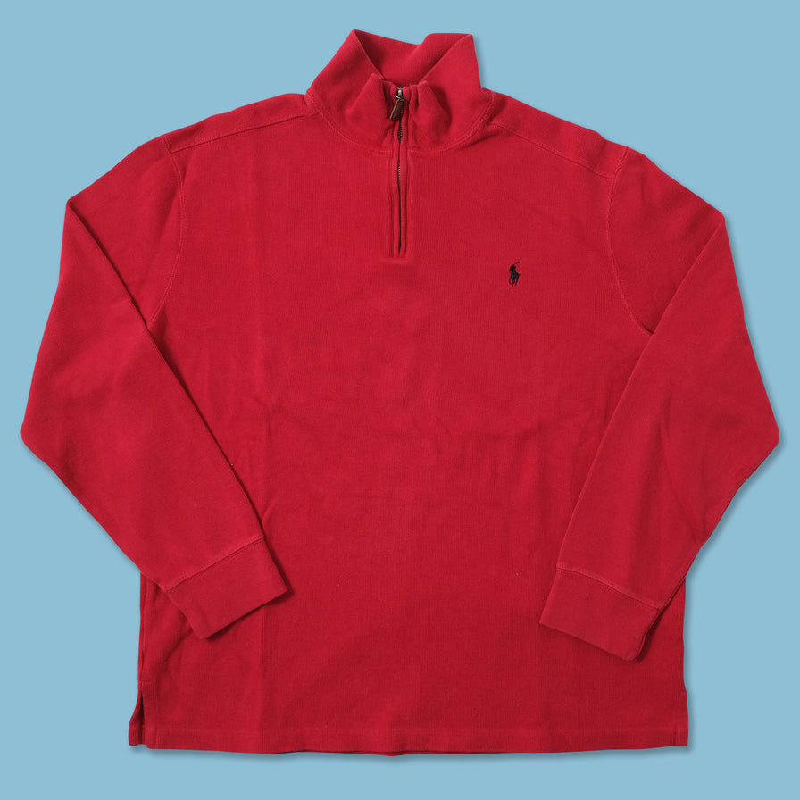 Vintage Polo Ralph Lauren Q-Zip Sweater XLarge 