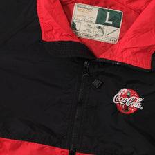 Vintage Coca Cola Track Jacket Large 