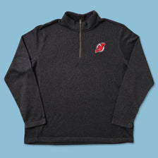 New Jersey Devils Q-Zip Sweater XLarge 