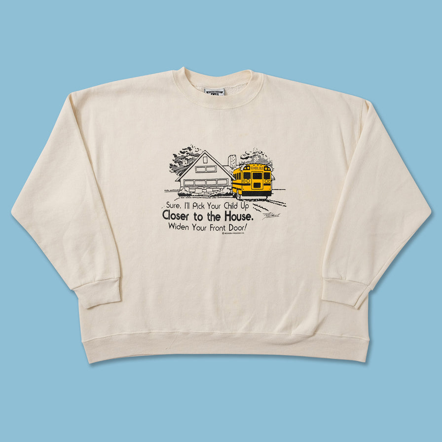 Vintage School Bus Sweater XXL 