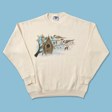 Vintage Bird Sweater Large 