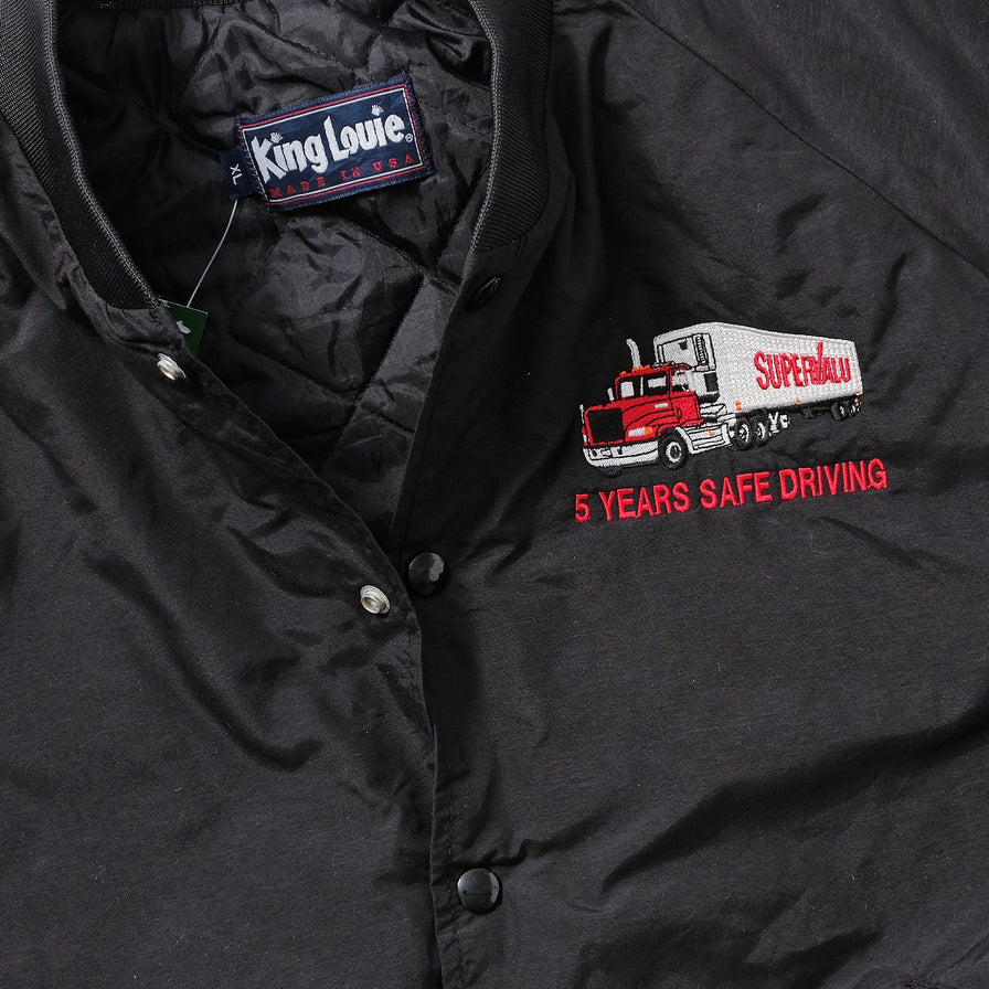 Vintage Padded Varsity Jacket XLarge 