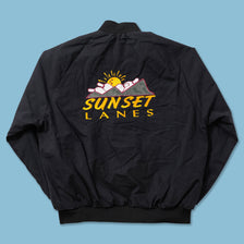 Vintage Sunset Lane Varsity Jacket Medium 
