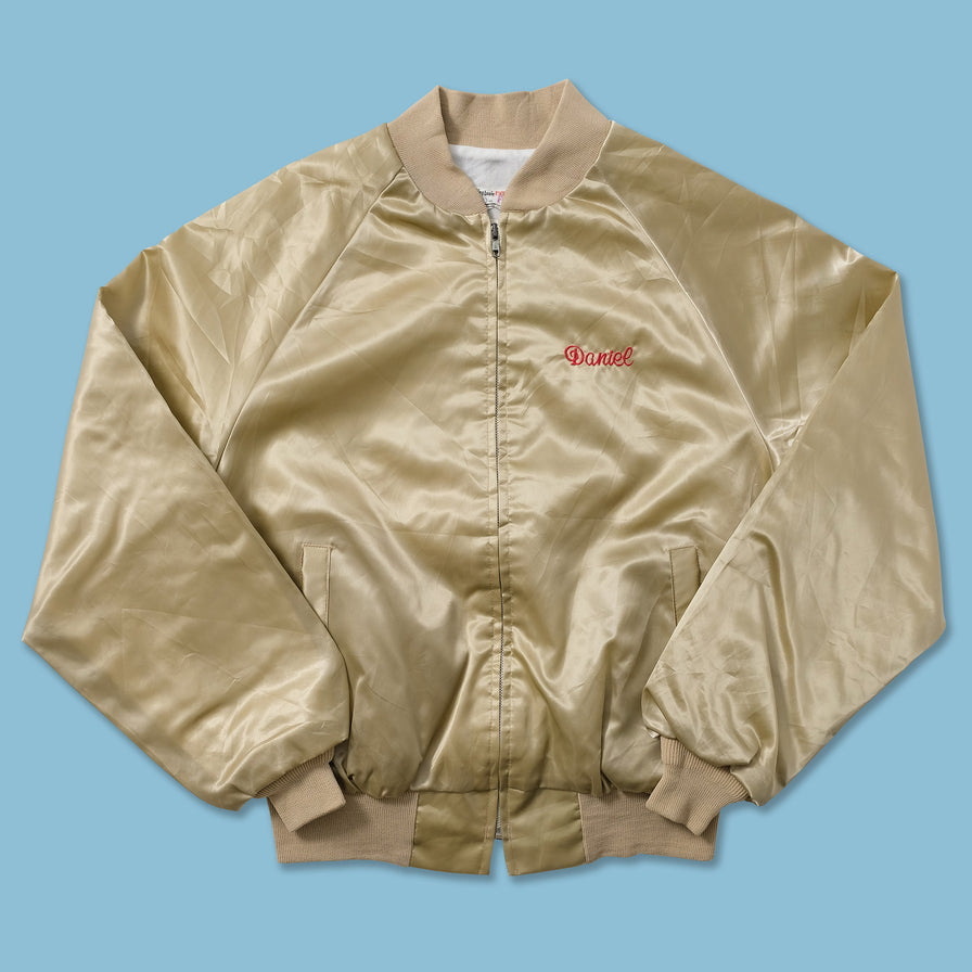 Vintage Ben & Jerry's Satin Varsity Jacket Large 