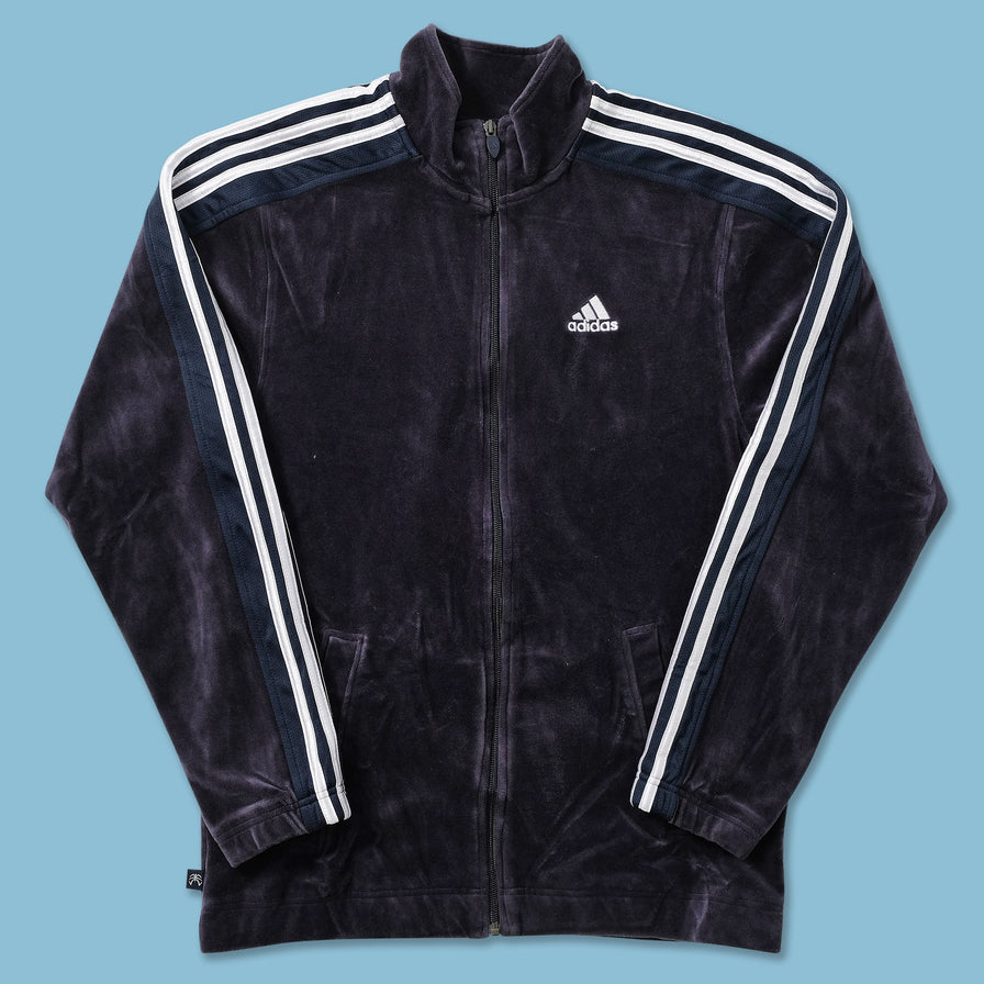 Vintage adidas Velour Jacket Small 