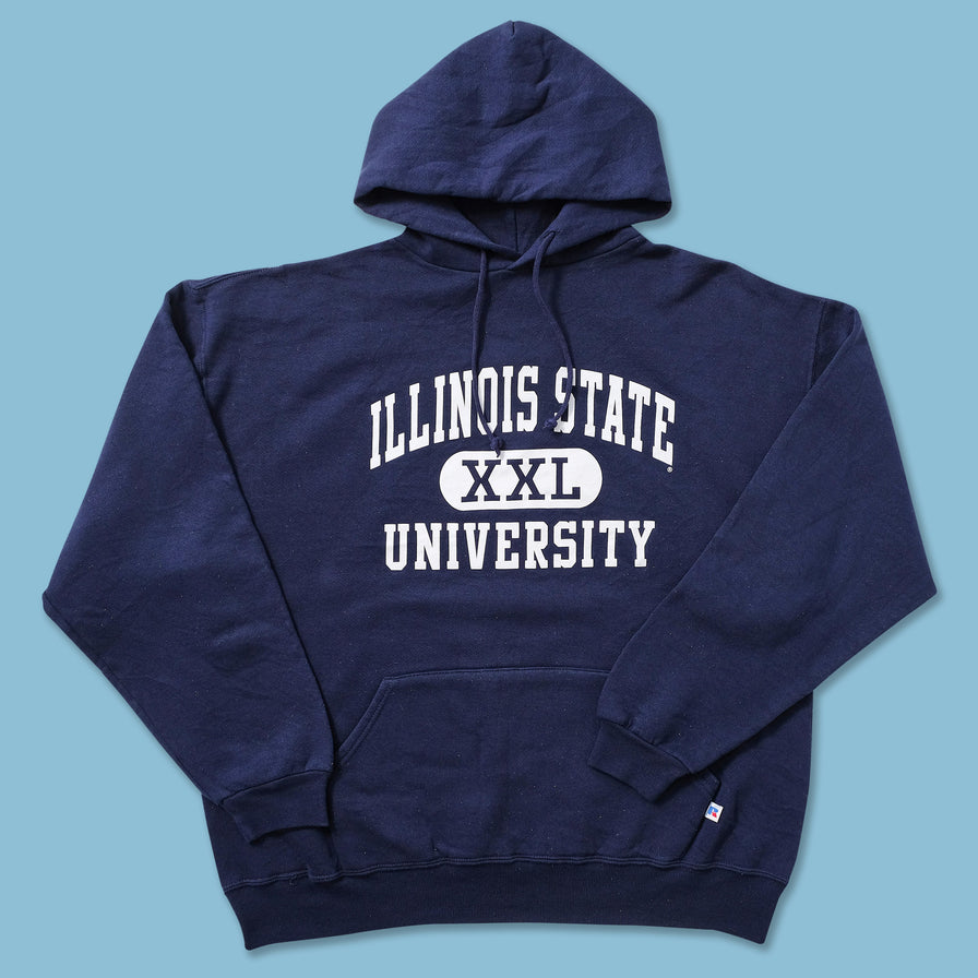 Vintage Russell Athletic Illinois State Hoody XLarge 