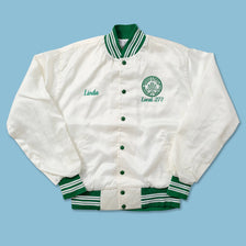 Vintage Satin Varsity Jacket Small 