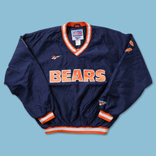 Vintage Reebok Chicago Bears Windbreaker Medium 
