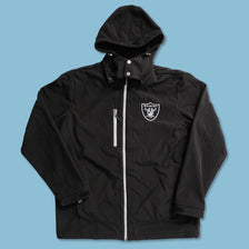 Oakland Raiders Soft Shell Jacket Large 