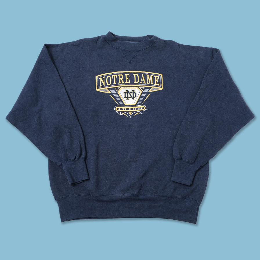 Vintage Notre Dame Sweater XLarge 