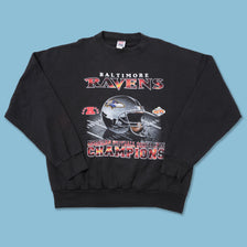 Vintage 2001 Baltimore Ravens Sweater XLarge 