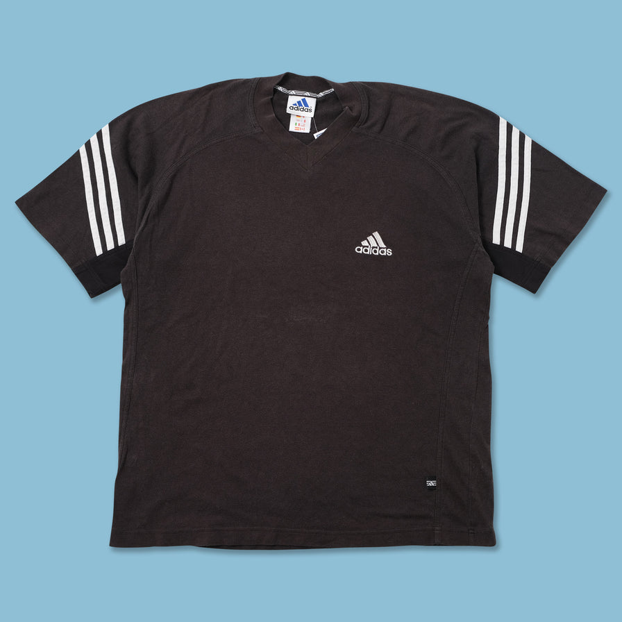Vintage adidas V-Neck T-Shirt Large 