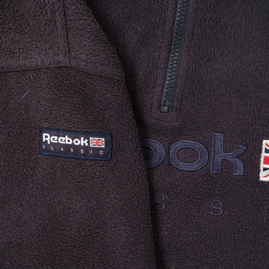 Vintage Reebok Classic Q-Zip Fleece XXLarge 