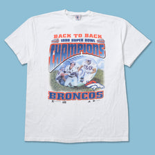 Vintage 1998 Denver Broncos T-Shirt XLarge 