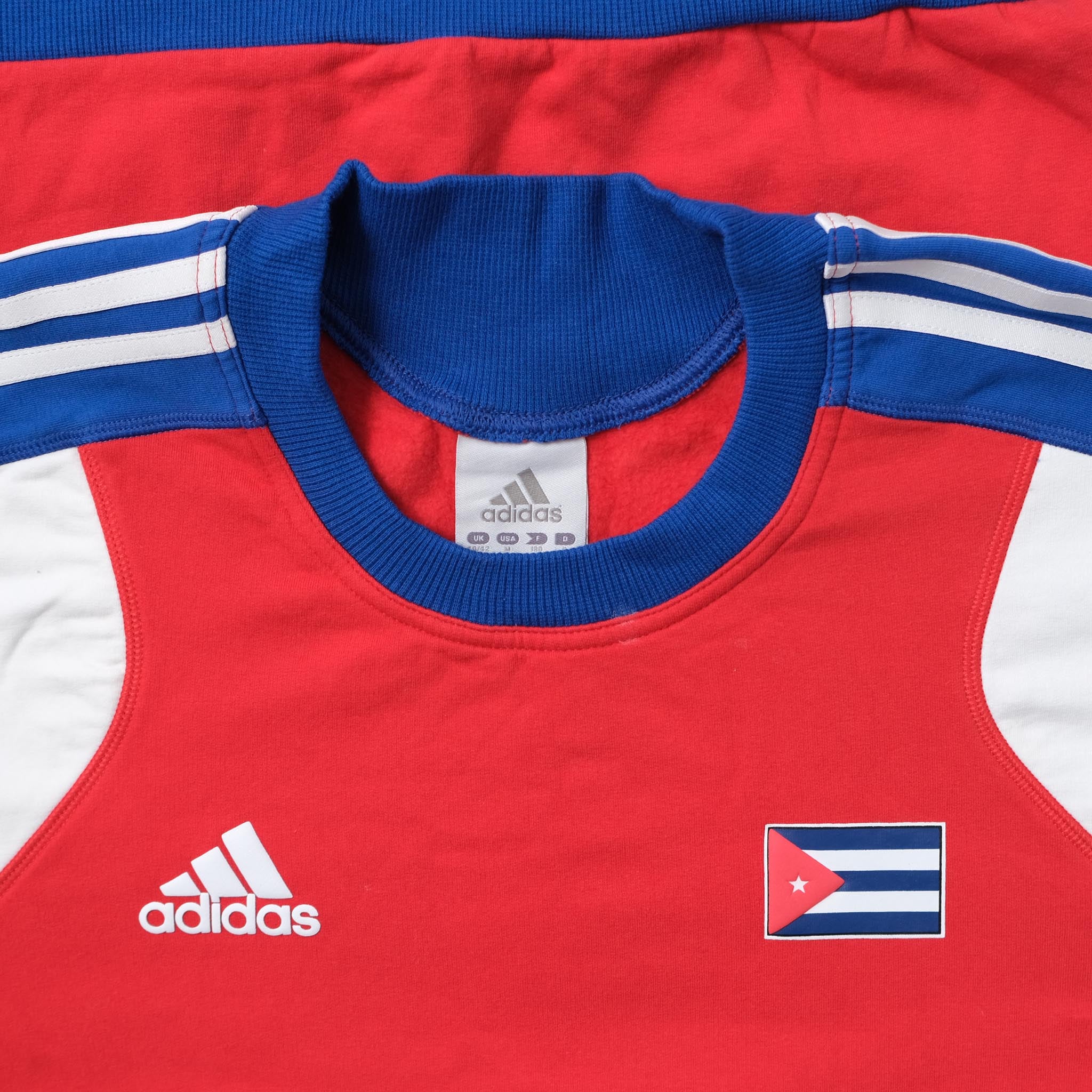 Cuba Red Vintage Soccer Jersey — Size M