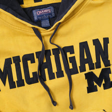 Vintage Michigan Wolverines Hoody Large 