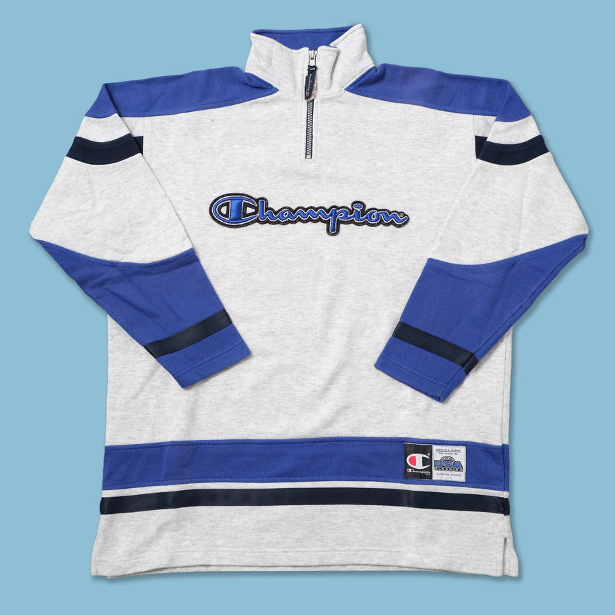 Vintage Champion Q-Zip Sweater Medium 