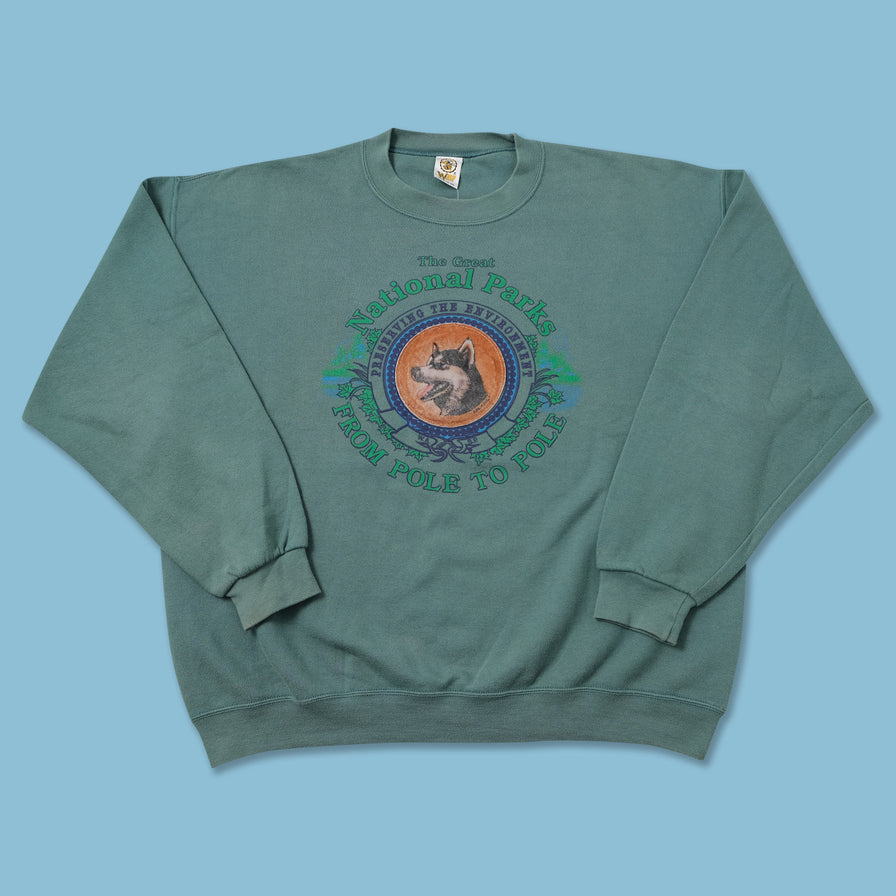 Vintage National Parks Sweater XLarge 