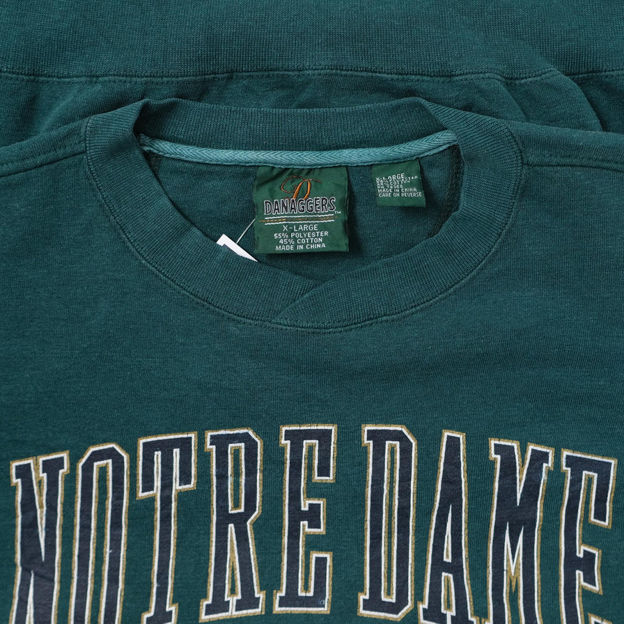 Vintage Notre Dame Sweater XLarge 